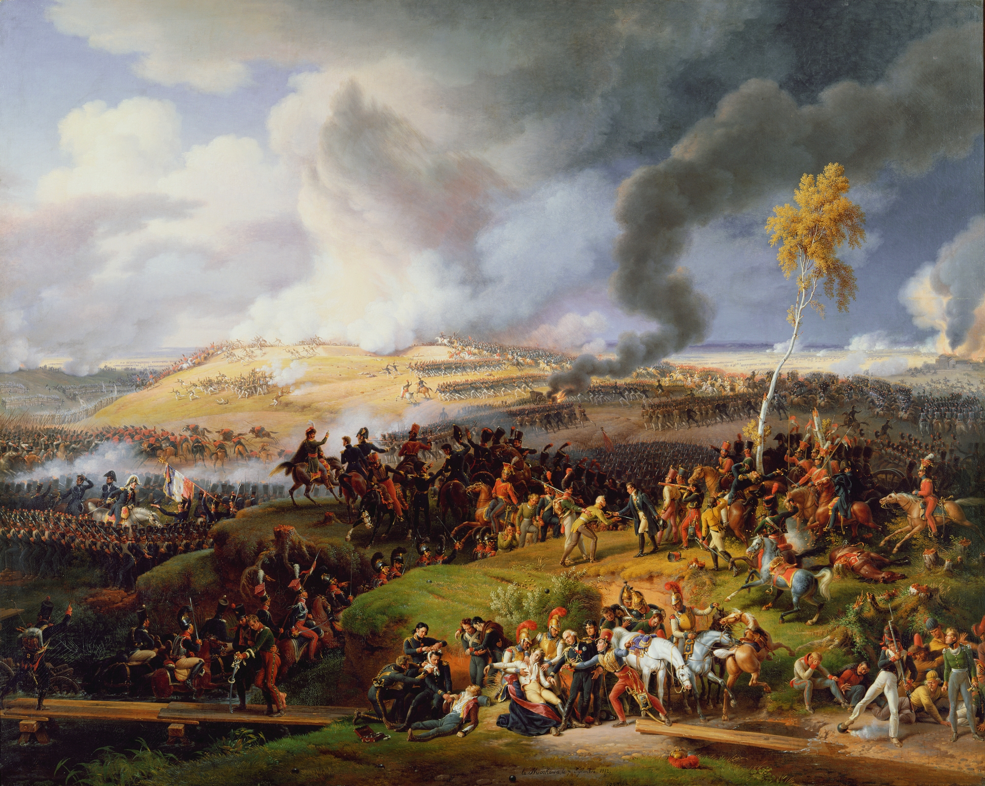 Painting of the Battle of Borodino 1812 by Louis-François in 1822. Source: Wikipedia Commons. 1. bridgemanartondemand.com 2. Bridgeman Art Library: Object 4229, Public Domain, https://commons.wikimedia.org/w/index.php?curid=5207301 https://en.wikipedia.org/wiki/Battle_of_Borodino#/media/File:Battle_of_Borodino_1812.png